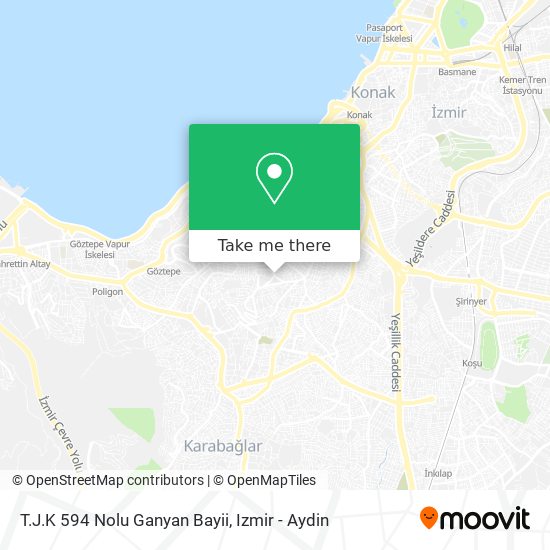 T.J.K 594 Nolu Ganyan Bayii map