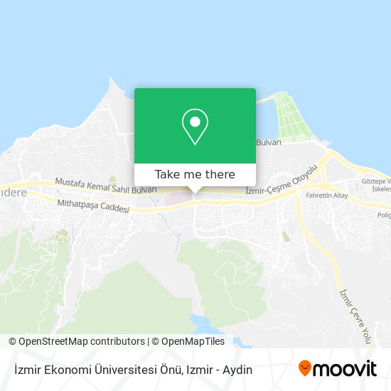 İzmir Ekonomi Üniversitesi Önü map