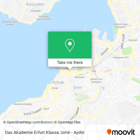Das Akademie Erfurt Klasse map