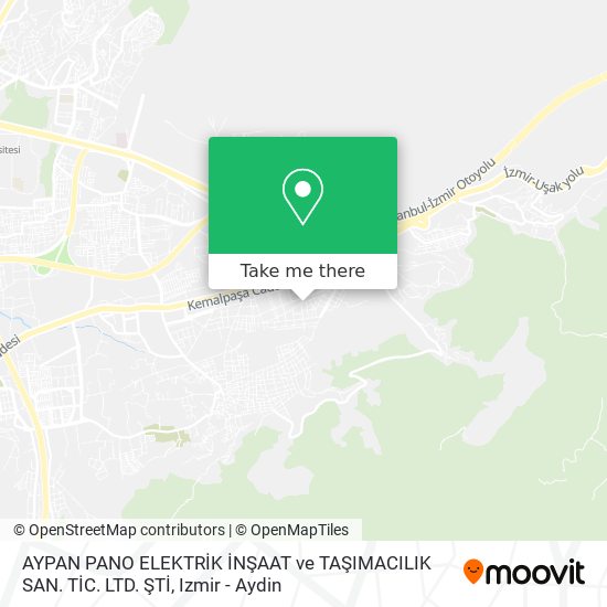 AYPAN PANO ELEKTRİK İNŞAAT ve TAŞIMACILIK  SAN. TİC. LTD. ŞTİ map