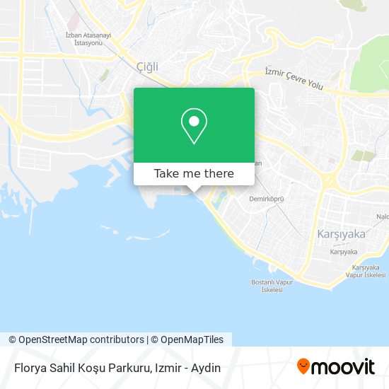 Florya Sahil Koşu Parkuru map