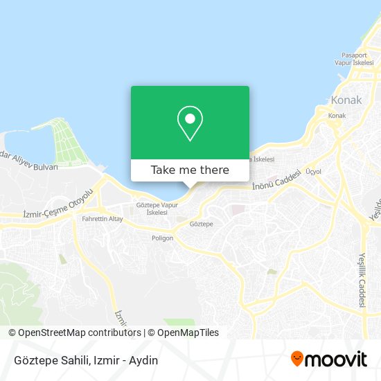 Göztepe Sahili map