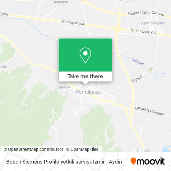 Bosch Siemens Profilo yetkili servisi map