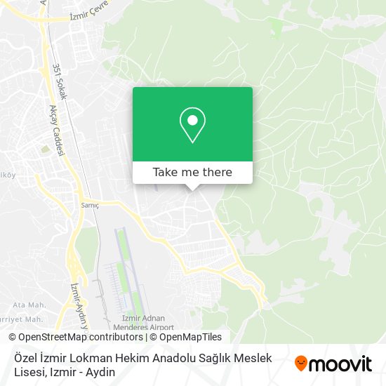 Özel İzmir Lokman Hekim Anadolu Sağlık Meslek Lisesi map