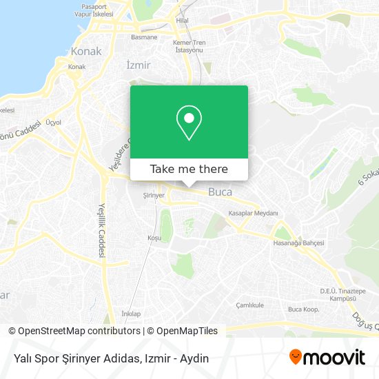 Yalı Spor Şirinyer Adidas map