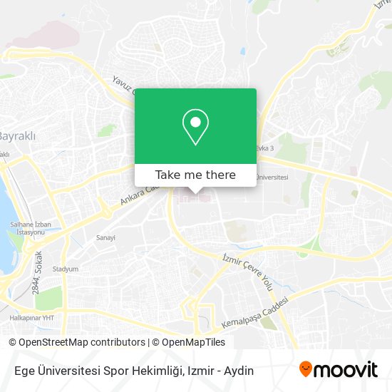 Ege Üniversitesi Spor Hekimliği map