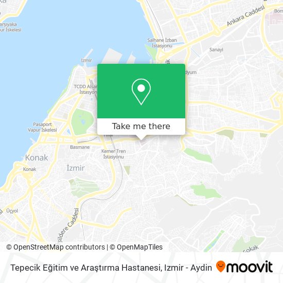 Tepecik Eğitim ve Araştırma Hastanesi map