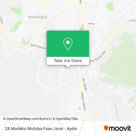 28.Modeko Mobilya Fuarı map