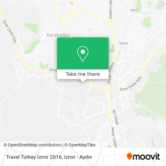 Travel Turkey İzmir 2016 map