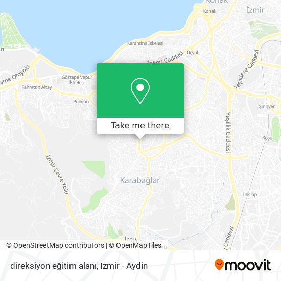 direksiyon eğitim alanı map