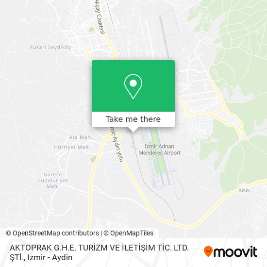 AKTOPRAK G.H.E. TURİZM VE İLETİŞİM TİC. LTD. ŞTİ. map