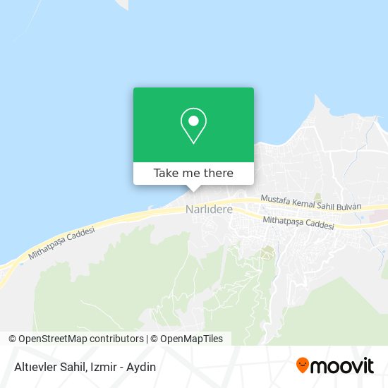 Altıevler Sahil map