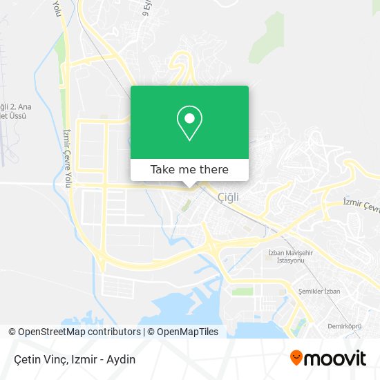 Çetin Vinç map