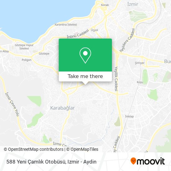 588 Yeni Çamlık  Otobüsü map