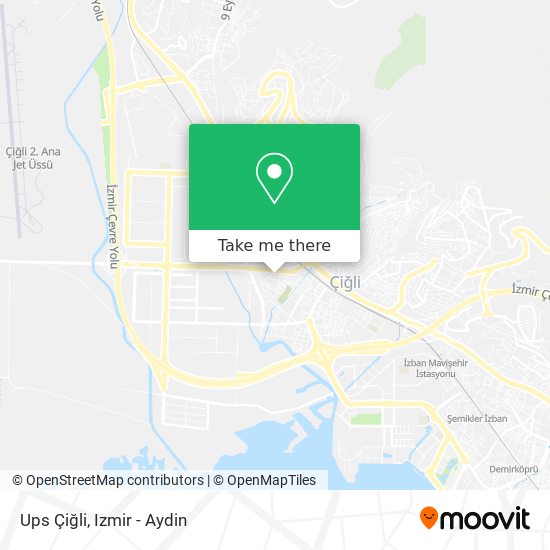 Ups Çiğli map