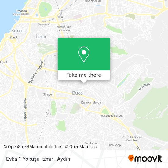 Evka 1 Yokuşu map