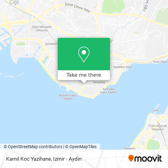 Kamil Koc Yazihane map