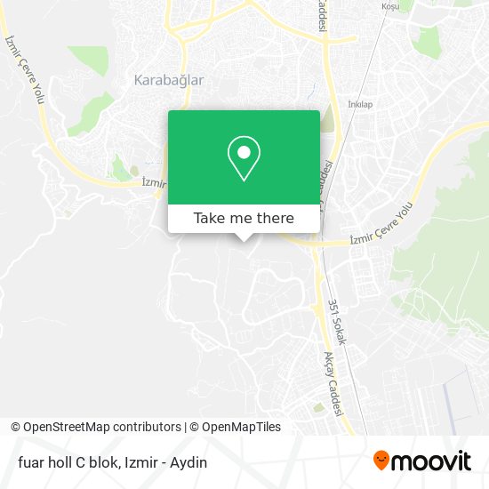 fuar holl C blok map