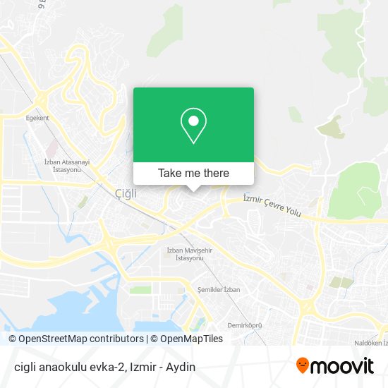 cigli anaokulu evka-2 map