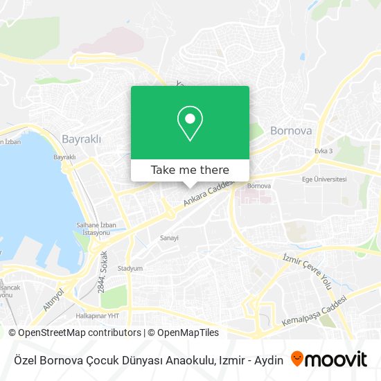 Özel Bornova Çocuk Dünyası Anaokulu map