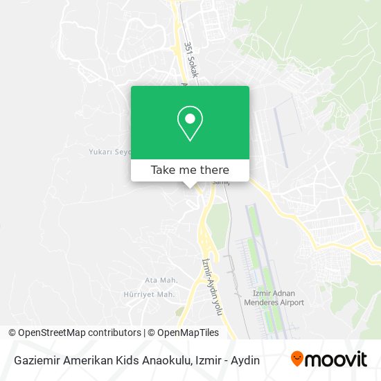 Gaziemir Amerikan Kids Anaokulu map