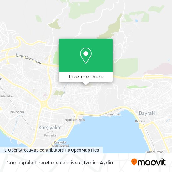 Gümüşpala ticaret meslek lisesi map