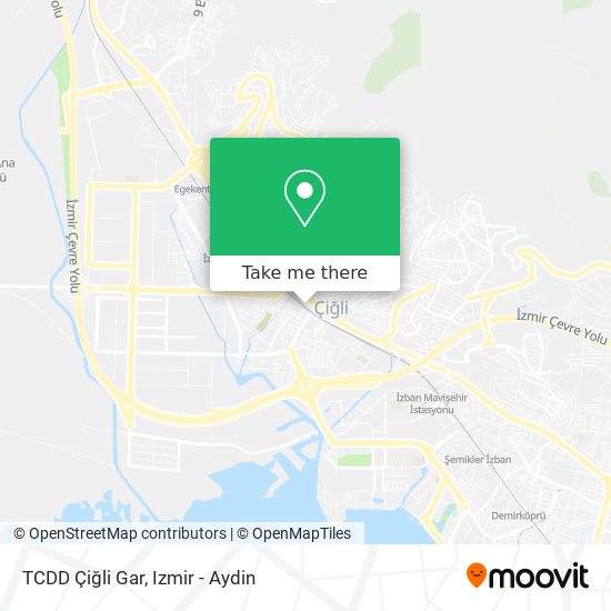 TCDD Çiğli Gar map