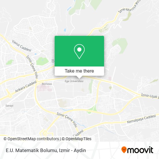 E.U. Matematik Bolumu map