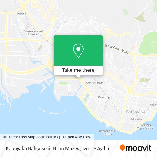 Karşıyaka Bahçeşehir Bilim Müzesi map