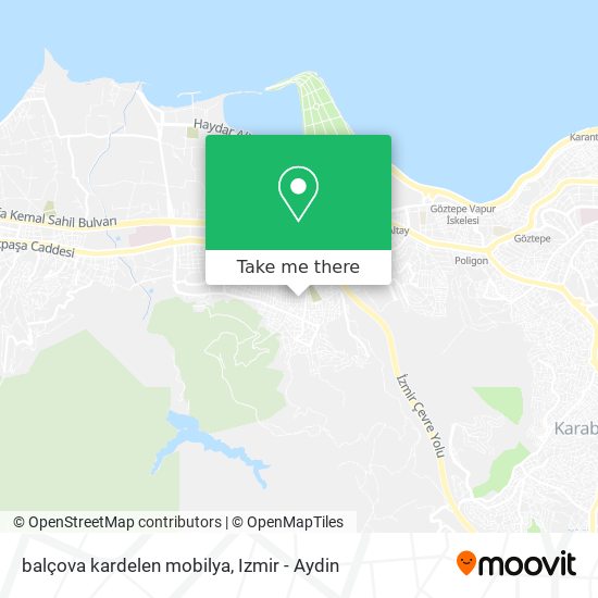 balçova kardelen mobilya map