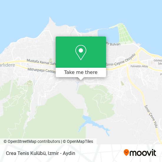 Crea Tenis Kulübü map