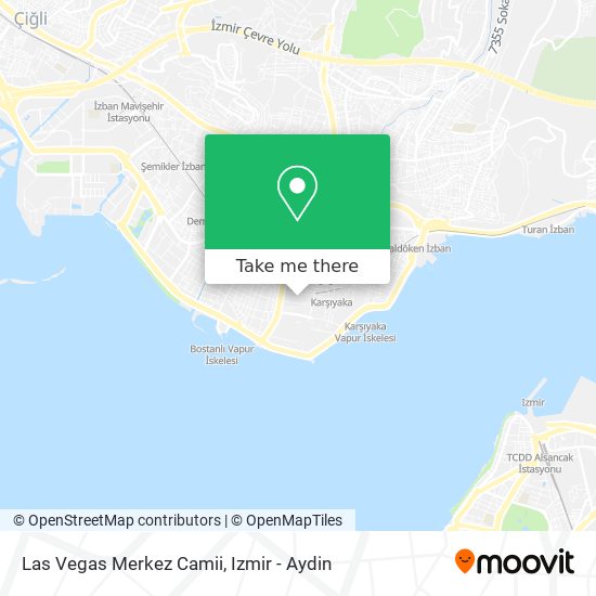 Las Vegas Merkez Camii map