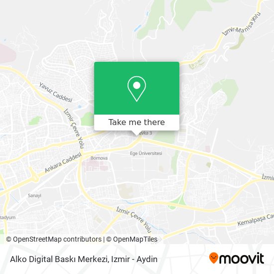Alko Digital Baskı Merkezi map