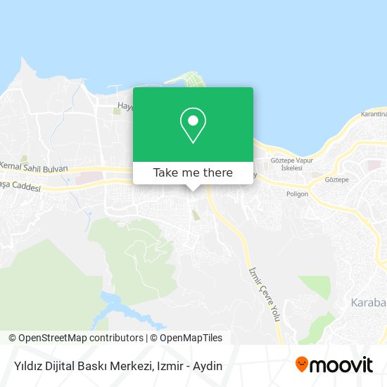 Yıldız Dijital Baskı Merkezi map