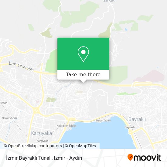 İzmir Bayraklı Tüneli map