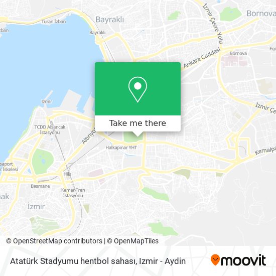 Atatürk Stadyumu hentbol sahası map