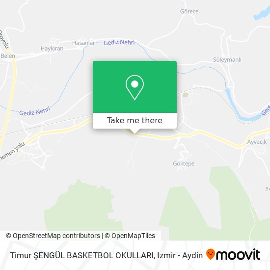Timur ŞENGÜL BASKETBOL OKULLARI map