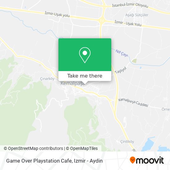 Game Over Playstation Cafe map