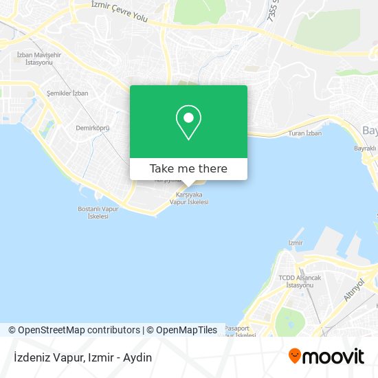 İzdeniz Vapur map