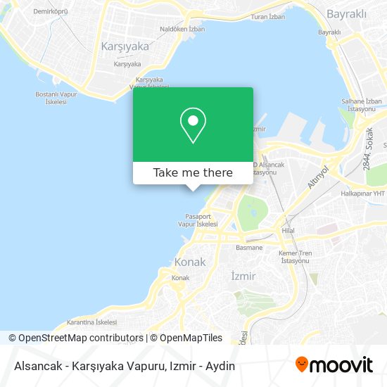 Alsancak - Karşıyaka Vapuru map