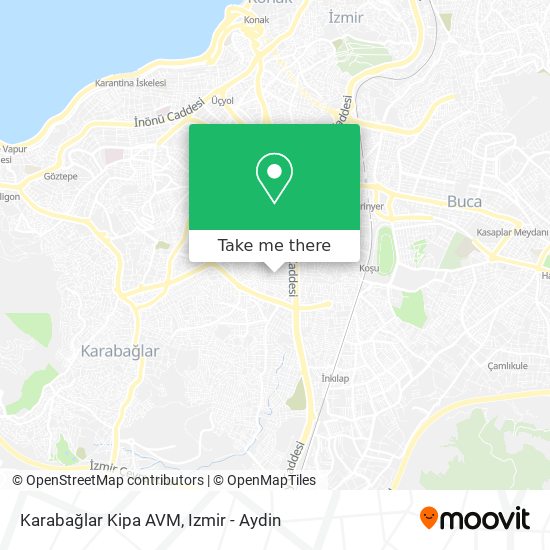 Karabağlar Kipa AVM map