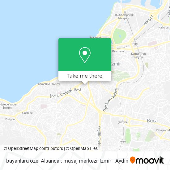 bayanlara özel Alsancak masaj merkezi map