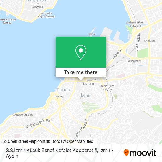 S.S.İzmir Küçük Esnaf Kefalet Kooperatifi map