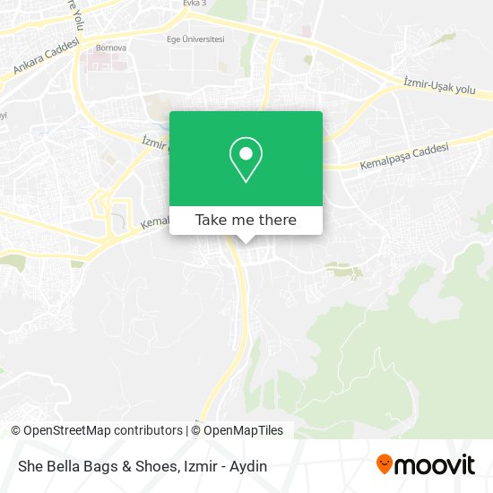 She Bella Bags & Shoes map