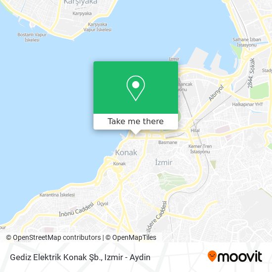 Gediz Elektrik Konak Şb. map