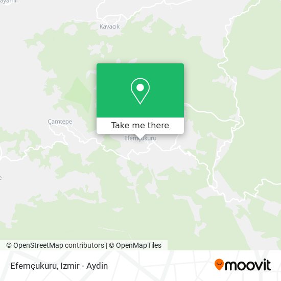 Efemçukuru map