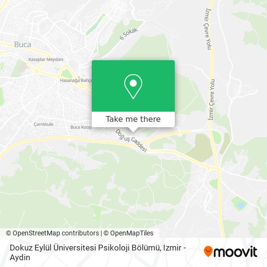 Dokuz Eylül Üniversitesi Psikoloji Bölümü map
