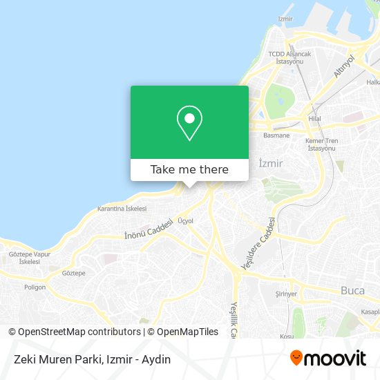 Zeki Muren Parki map
