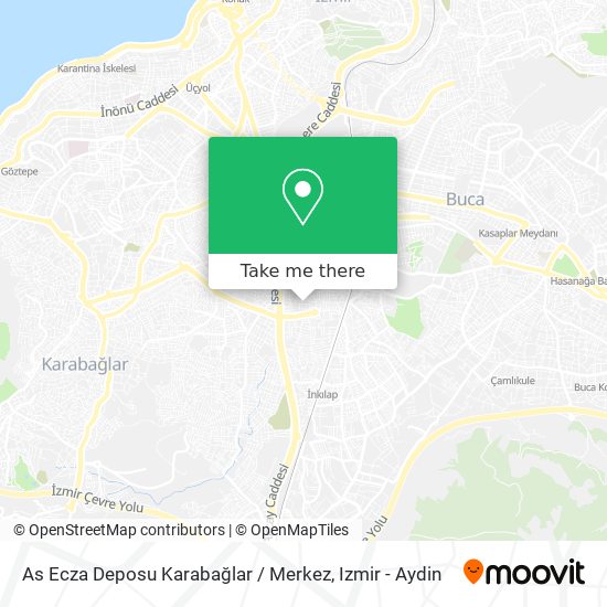 As Ecza Deposu Karabağlar / Merkez map