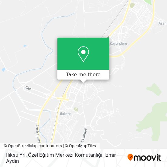 Ilıksu Yrl. Özel Eğitim Merkezi Komutanlığı map